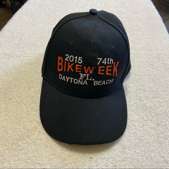 2015 Daytona Bike Week Cap with Velcro Strap (Like New) - Picture 1 of 4